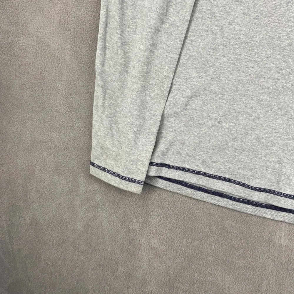 RLX Ralph Lauren Polo Sport Shirt Mens Large Heather Gray Cotton Turtleneck‎